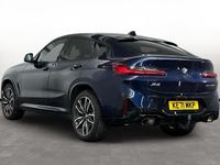 Used BMW X4 M Sport 187 HP (137 kW) 2021 Blue SUV