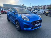 Begagnad Ford Puma ST-Line 2024 Blå Halvkombi