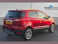Used Ford Ecosport Titanium 125 HP (91 kW) 2018 Ruby red SUV