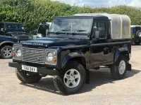 Used Land Rover Defender 122 HP (89 kW) 2011 Blue Pickup
