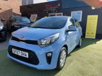 Used Kia Picanto 83 HP (61 kW) 2017 Blue Hatchback