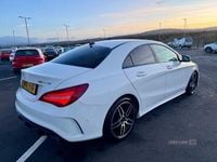 Used Mercedes CLA220 AMG line 177 HP (130 kW) 2016 White Sedan
