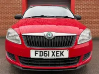 Begagnad Skoda Fabia 2012 Röd Kombi