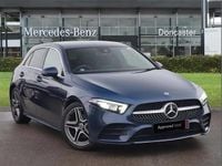 Used Mercedes A200 AMG line 161 HP (118 kW) 2021 Blue Hatchback