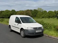 Used VW Caddy 104 HP (76 kW) 2008 White MPV
