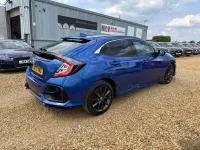 Used Honda Civic SR 126 HP (92 kW) 2021 Blue Hatchback