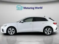 Begagnad Audi A3 Sportback e-tron S-Line 204 HK (150 kW) 2023 Vit Halvkombi