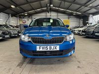 Used Skoda Fabia SE 90 HP (66 kW) 2015 Blue Hatchback