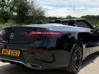 Used Mercedes E220 AMG Line Premium 194 HP (142 kW) 2021 Black Cabriolet