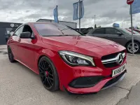 Used Mercedes CLA180 AMG line 120 HP (88 kW) 2016 Red Sedan