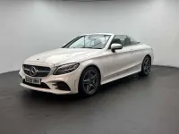 Used Mercedes C300 AMG line 245 HP (180 kW) 2020 White Cabriolet