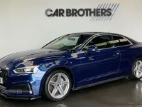 Used Audi A5 S-Line 190 HP (139 kW) 2018 Blue Coupe