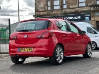 Used Vauxhall Corsa SRi 90 HP (66 kW) 2017 Red Hatchback