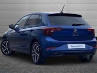 Used VW Polo Match 95 HP (69 kW) 2024 Blue Hatchback
