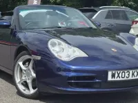 Used Porsche 996 2003 Blue Cabriolet