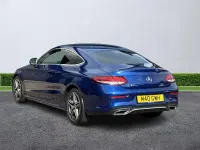 Used Mercedes C300 AMG line 2021 Blue Coupe