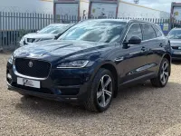 Begagnad Jaguar F-Pace Portfolio 300 HK (220 kW) 2017 Blå SUV