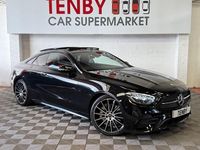 Used Mercedes E300 AMG line 258 HP (189 kW) 2022 Black Coupe