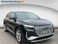 Used Audi Q4 e-tron S-Line 150 kW (204 HP) 2023 Black SUV