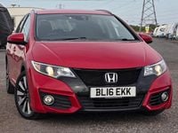 Begagnad Honda Civic SR 2016 Röd Kombi