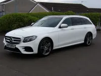 Gebraucht Mercedes E220 AMG Line Premium 2017 Weiß Kombi