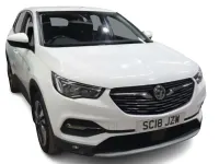 Used Vauxhall Grandland X Sport 120 HP (88 kW) 2018 White SUV