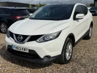 Used Nissan Qashqai Acenta Premium 110 HP (80 kW) 2014 White SUV