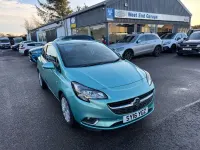 Used Vauxhall Corsa 88 HP (64 kW) 2016 Green Hatchback