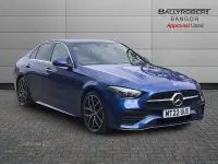 Used Mercedes C300 AMG Line Premium Plus 2022 Blue Sedan