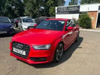 Used Audi A4 Black Edition 177 HP (130 kW) 2014 Red Sedan