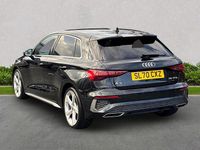 Used Audi A3 Sportback S-Line 150 HP (110 kW) 2020 Black Hatchback