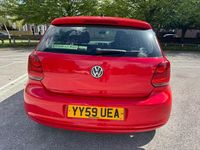 Begagnad VW Polo 60 HK (44 kW) 2010 Röd Halvkombi