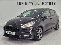 Usado Ford Fiesta ST-Line 100 HP (73 kW) 2018 Preto Citadino
