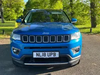 Used Jeep Compass Limited 170 HP (125 kW) 2018 Blue/black SUV