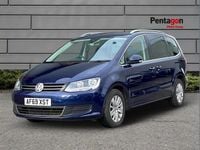 Used VW Sharan SE 147 HP (108 kW) 2019 Blue MPV