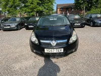 Used Vauxhall Corsa 89 HP (65 kW) 2007 Black Hatchback