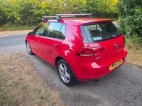 Used VW Golf VII Match 105 HP (77 kW) 2014 Red Hatchback
