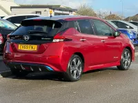 Used Nissan Leaf Tekna 110 kW (150 HP) 2019 Red Hatchback