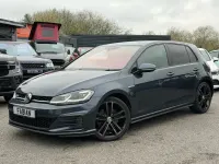 Used VW Golf VII GTD 184 HP (135 kW) 2018 Blue Hatchback