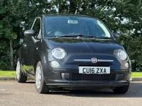 Used Fiat 500 Pop 69 HP (50 kW) 2016 Black Hatchback
