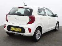 Begagnad Kia Picanto 66 HK (48 kW) 2023 Vit Halvkombi