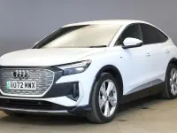 Used Audi Q4 Sportback e-tron S-Line 150 kW (204 HP) 2022 White SUV