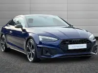 Used Audi A5 Black Edition 265 HP (194 kW) 2022 Navarra blue Coupe