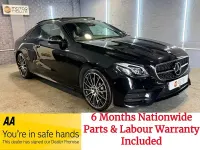 Used Mercedes E400 AMG line 330 HP (242 kW) 2021 Black Coupe