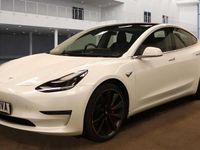 Used Tesla Model 3 Performance 461 kW (627 HP) 2020 White Sedan