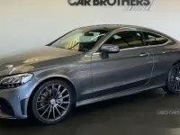Usado Mercedes C220 AMG line 2019 Cinzento Coupé