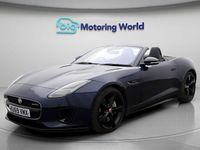 Usado Jaguar F-Type R-Dynamic 300 CV (220 kW) 2019 Azul Descapotable