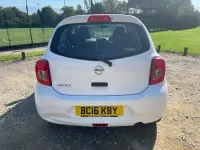 Used Nissan Micra Visia 2016 White Hatchback