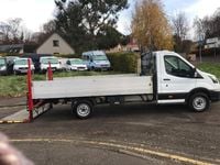 Usado Ford Transit S 130 CV (95 kW) 2021 Blanco Descapotable