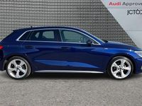 Used Audi A3 S-Line 147 HP (108 kW) 2023 Blue Sedan